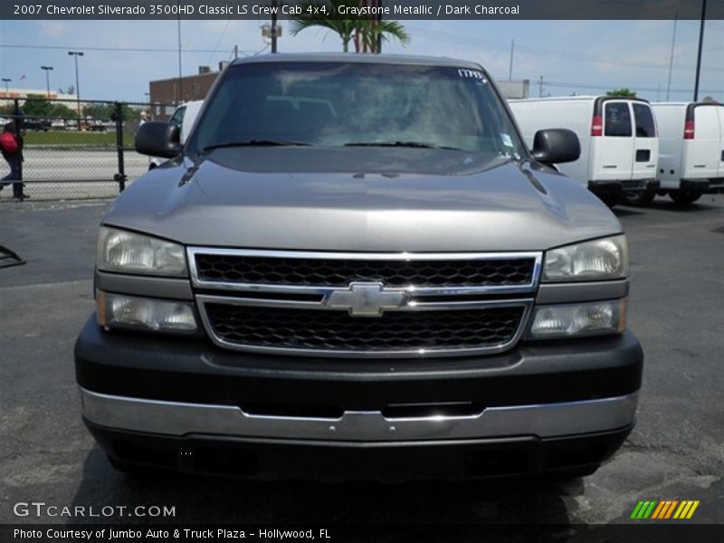 Graystone Metallic / Dark Charcoal 2007 Chevrolet Silverado 3500HD Classic LS Crew Cab 4x4
