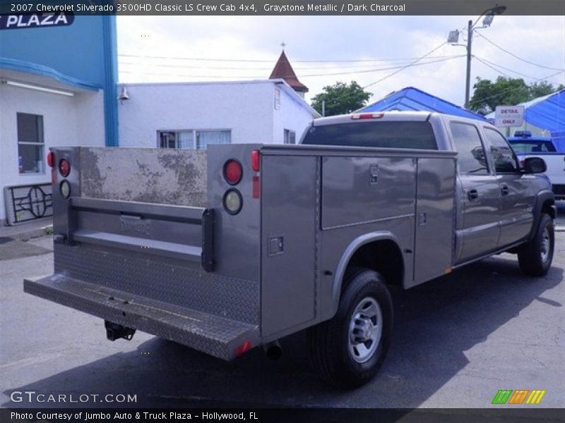 Graystone Metallic / Dark Charcoal 2007 Chevrolet Silverado 3500HD Classic LS Crew Cab 4x4