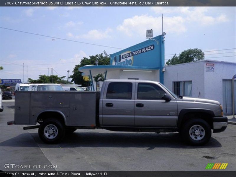 Graystone Metallic / Dark Charcoal 2007 Chevrolet Silverado 3500HD Classic LS Crew Cab 4x4