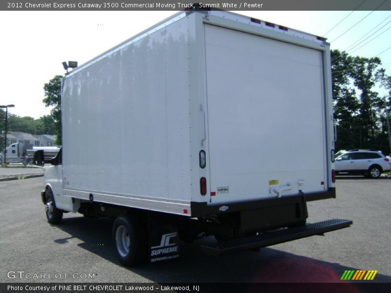 Summit White / Pewter 2012 Chevrolet Express Cutaway 3500 Commercial Moving Truck