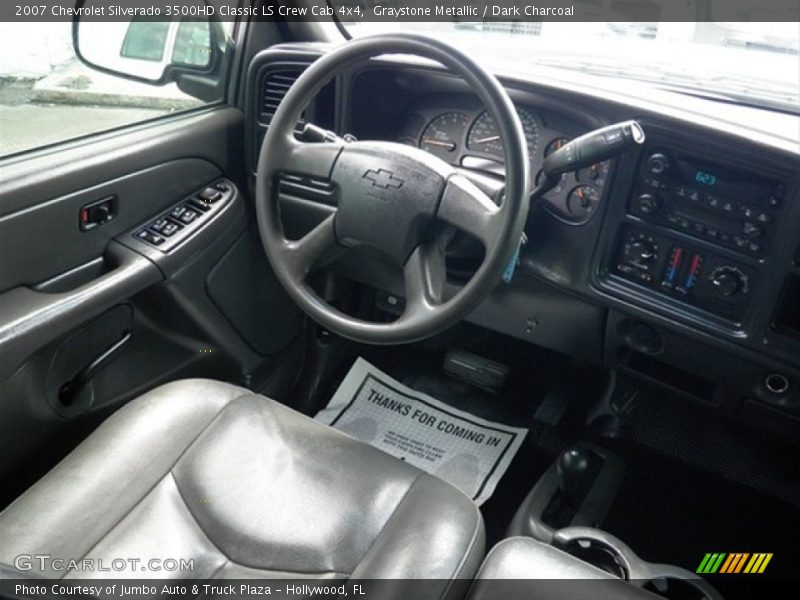 Graystone Metallic / Dark Charcoal 2007 Chevrolet Silverado 3500HD Classic LS Crew Cab 4x4
