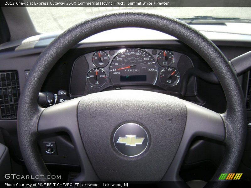 Summit White / Pewter 2012 Chevrolet Express Cutaway 3500 Commercial Moving Truck