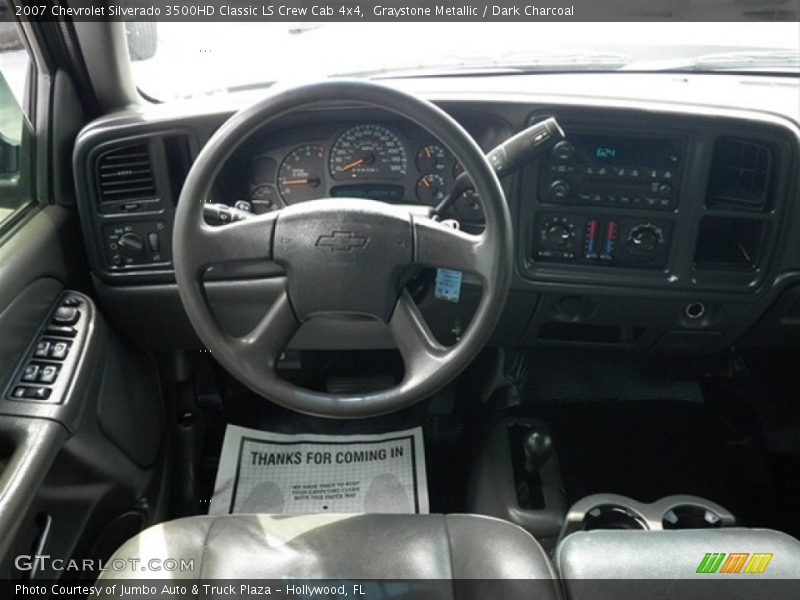 Graystone Metallic / Dark Charcoal 2007 Chevrolet Silverado 3500HD Classic LS Crew Cab 4x4