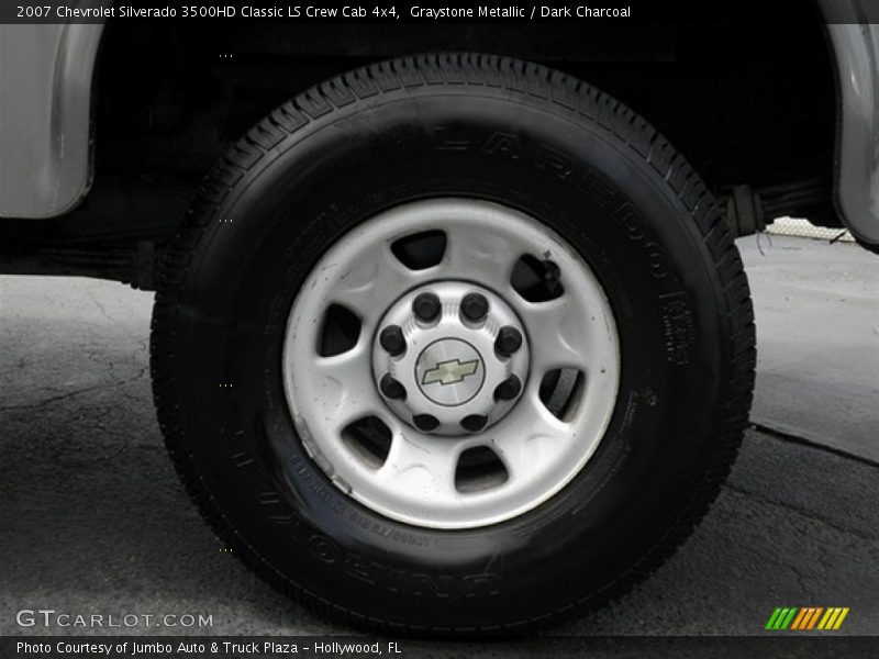 Graystone Metallic / Dark Charcoal 2007 Chevrolet Silverado 3500HD Classic LS Crew Cab 4x4