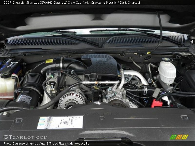 Graystone Metallic / Dark Charcoal 2007 Chevrolet Silverado 3500HD Classic LS Crew Cab 4x4