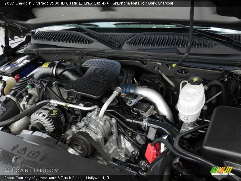 Graystone Metallic / Dark Charcoal 2007 Chevrolet Silverado 3500HD Classic LS Crew Cab 4x4