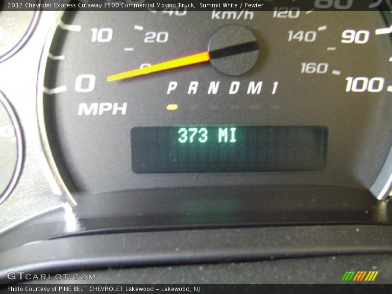 Summit White / Pewter 2012 Chevrolet Express Cutaway 3500 Commercial Moving Truck