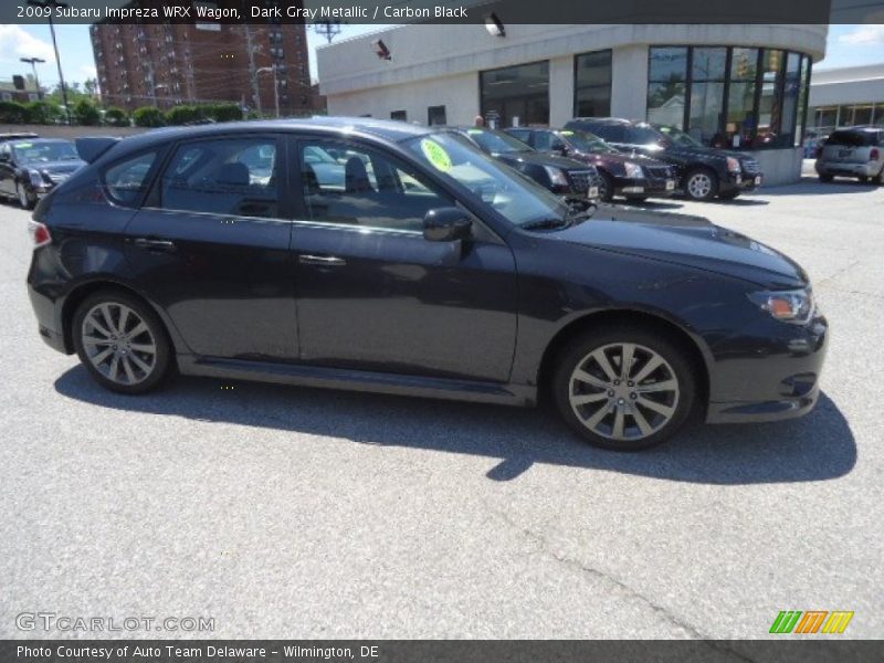 Dark Gray Metallic / Carbon Black 2009 Subaru Impreza WRX Wagon