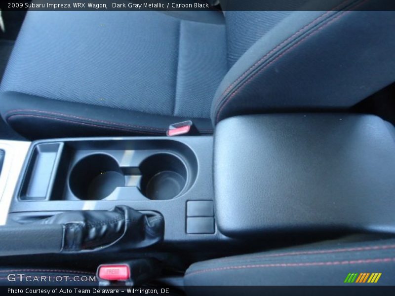 Dark Gray Metallic / Carbon Black 2009 Subaru Impreza WRX Wagon