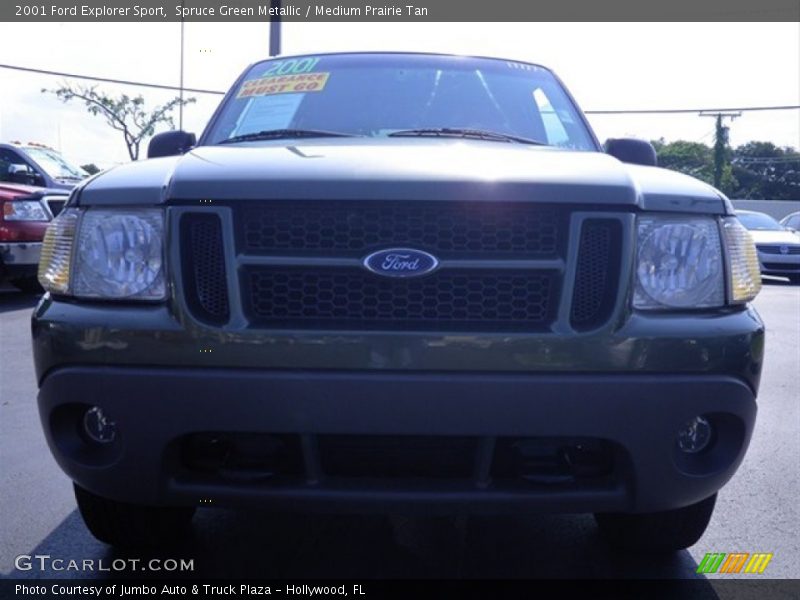 Spruce Green Metallic / Medium Prairie Tan 2001 Ford Explorer Sport
