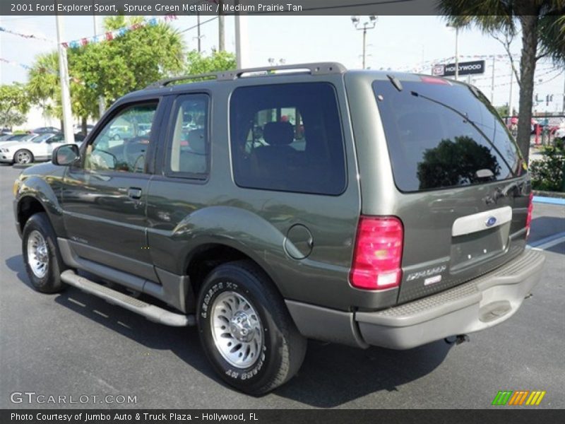 Spruce Green Metallic / Medium Prairie Tan 2001 Ford Explorer Sport