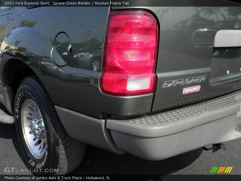 Spruce Green Metallic / Medium Prairie Tan 2001 Ford Explorer Sport