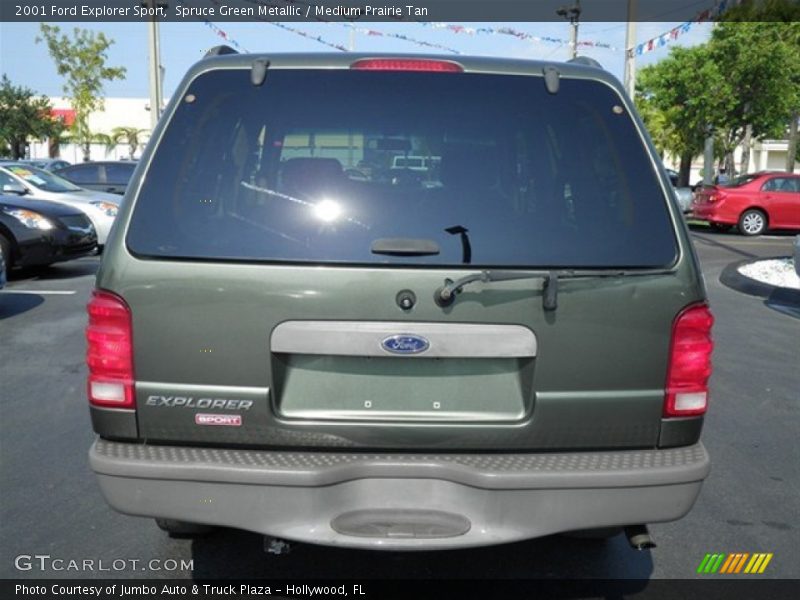 Spruce Green Metallic / Medium Prairie Tan 2001 Ford Explorer Sport