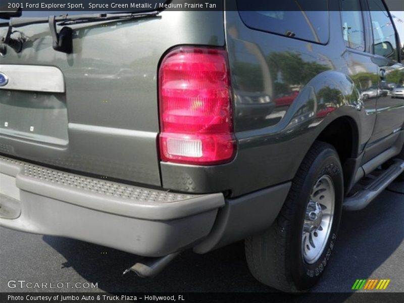 Spruce Green Metallic / Medium Prairie Tan 2001 Ford Explorer Sport
