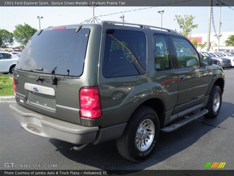 Spruce Green Metallic / Medium Prairie Tan 2001 Ford Explorer Sport