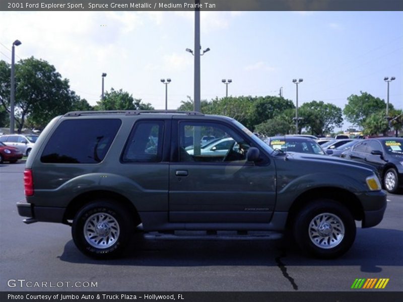 Spruce Green Metallic / Medium Prairie Tan 2001 Ford Explorer Sport