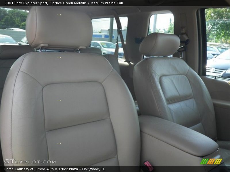 Spruce Green Metallic / Medium Prairie Tan 2001 Ford Explorer Sport
