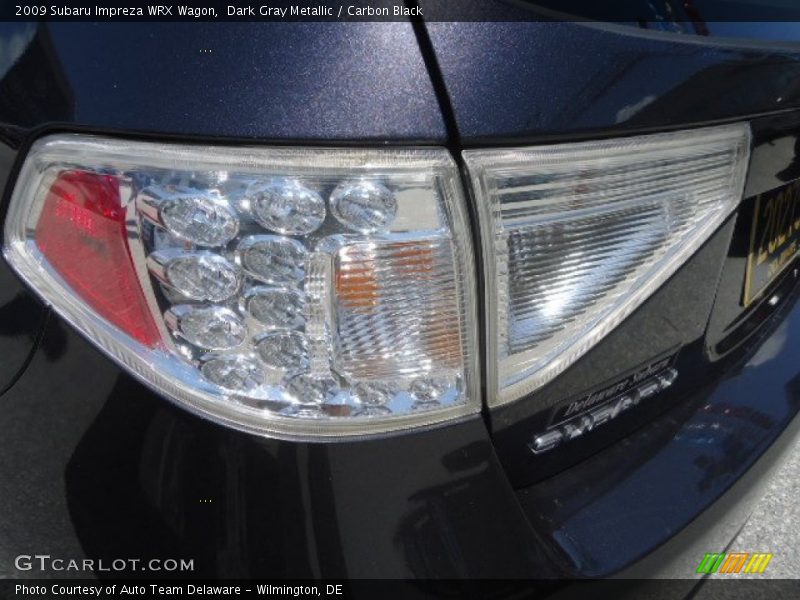 Dark Gray Metallic / Carbon Black 2009 Subaru Impreza WRX Wagon