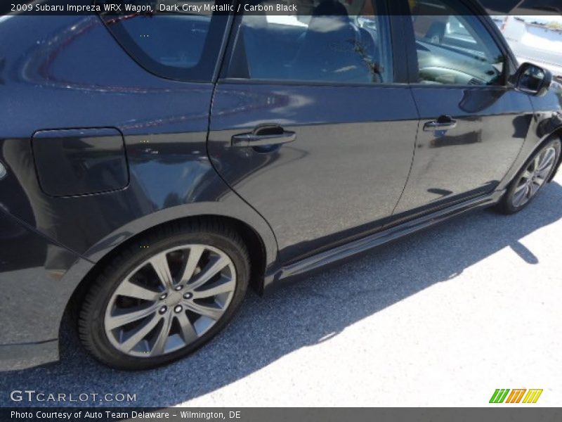 Dark Gray Metallic / Carbon Black 2009 Subaru Impreza WRX Wagon
