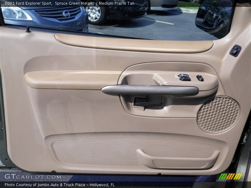 Spruce Green Metallic / Medium Prairie Tan 2001 Ford Explorer Sport
