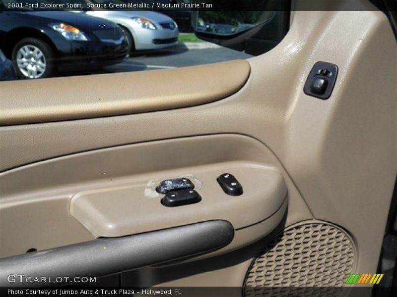 Spruce Green Metallic / Medium Prairie Tan 2001 Ford Explorer Sport