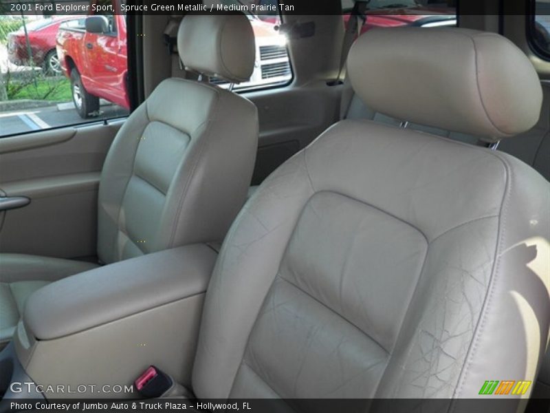 Spruce Green Metallic / Medium Prairie Tan 2001 Ford Explorer Sport