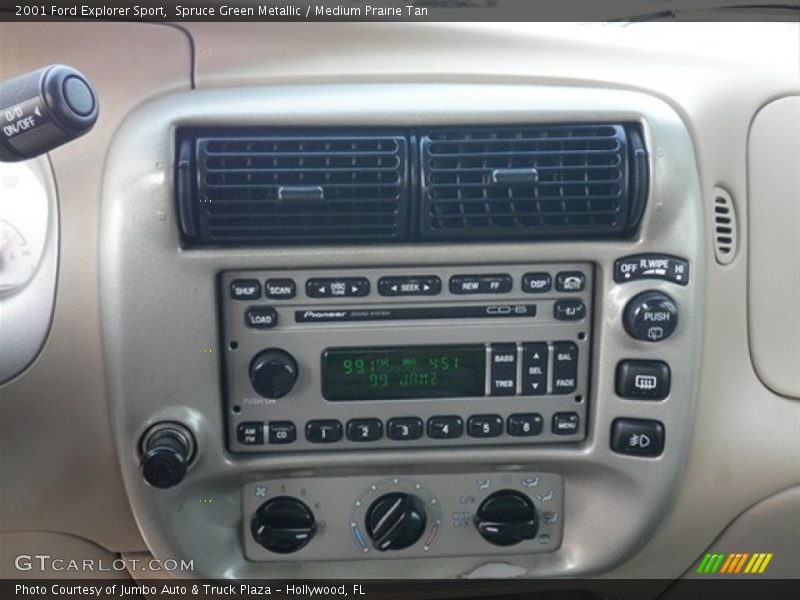 Spruce Green Metallic / Medium Prairie Tan 2001 Ford Explorer Sport