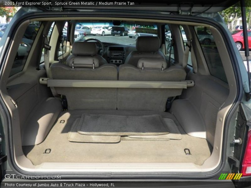 Spruce Green Metallic / Medium Prairie Tan 2001 Ford Explorer Sport