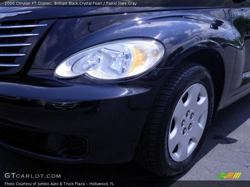 Brilliant Black Crystal Pearl / Pastel Slate Gray 2006 Chrysler PT Cruiser