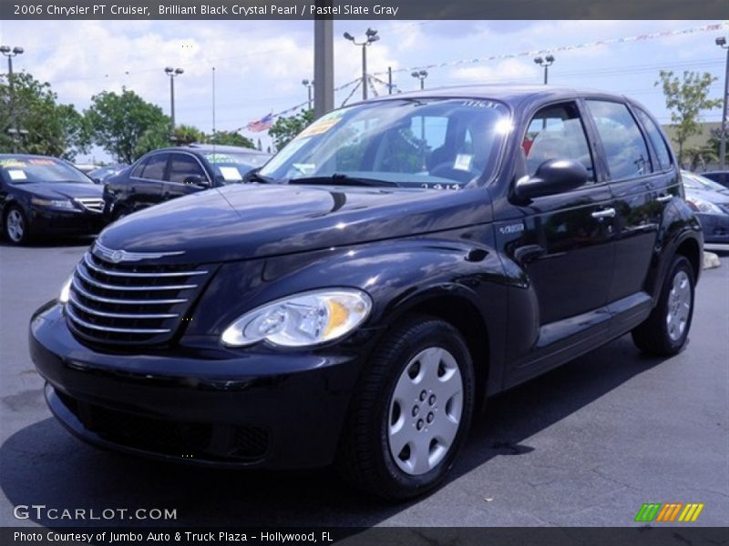 Brilliant Black Crystal Pearl / Pastel Slate Gray 2006 Chrysler PT Cruiser