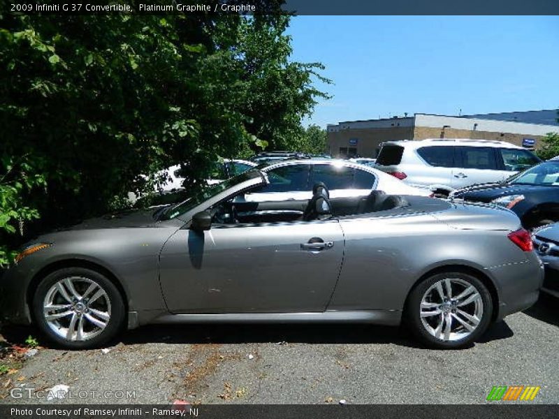 Platinum Graphite / Graphite 2009 Infiniti G 37 Convertible