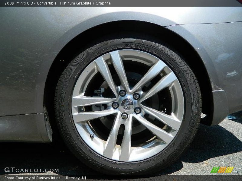 Platinum Graphite / Graphite 2009 Infiniti G 37 Convertible
