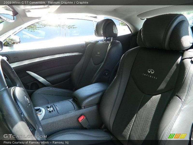 Platinum Graphite / Graphite 2009 Infiniti G 37 Convertible