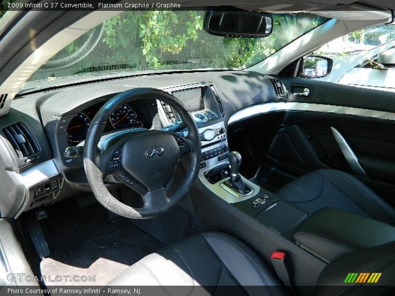 Platinum Graphite / Graphite 2009 Infiniti G 37 Convertible