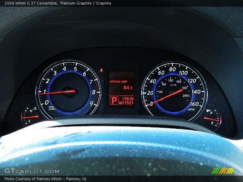 Platinum Graphite / Graphite 2009 Infiniti G 37 Convertible