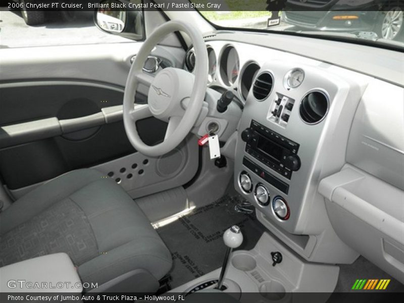 Brilliant Black Crystal Pearl / Pastel Slate Gray 2006 Chrysler PT Cruiser