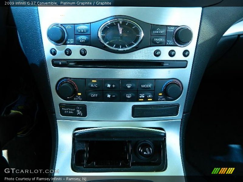 Platinum Graphite / Graphite 2009 Infiniti G 37 Convertible