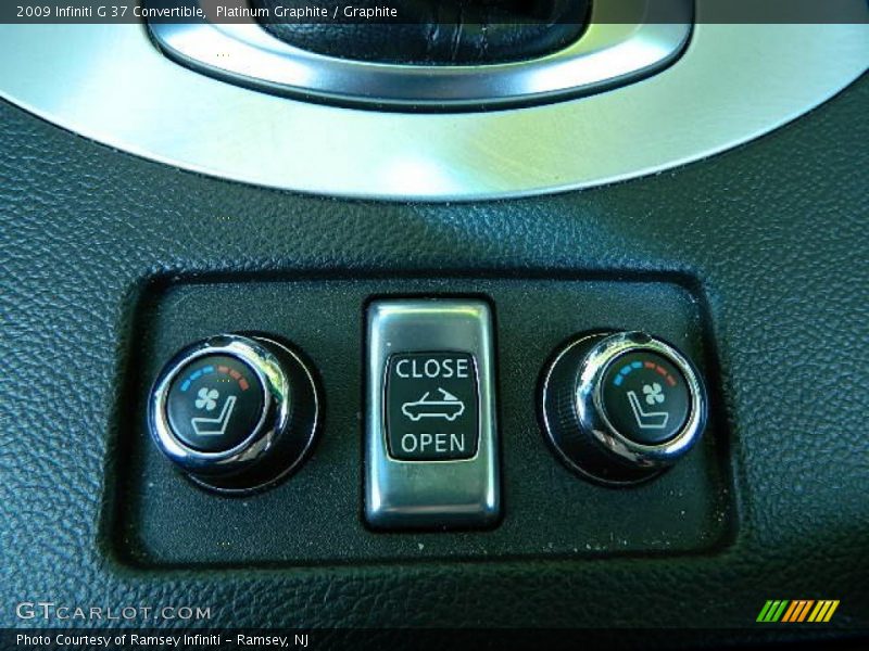 Platinum Graphite / Graphite 2009 Infiniti G 37 Convertible