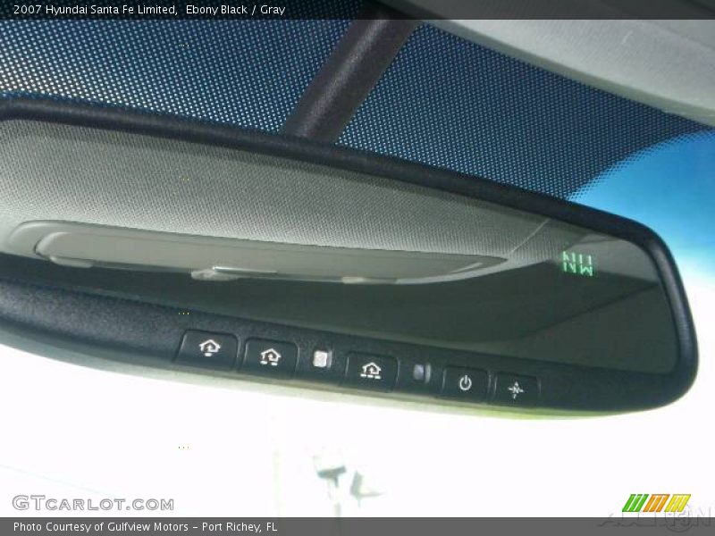 Ebony Black / Gray 2007 Hyundai Santa Fe Limited