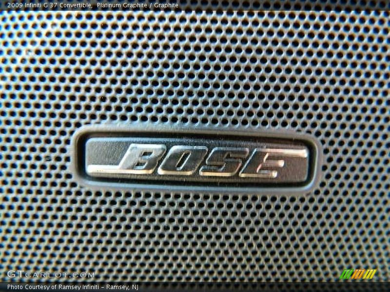 Platinum Graphite / Graphite 2009 Infiniti G 37 Convertible