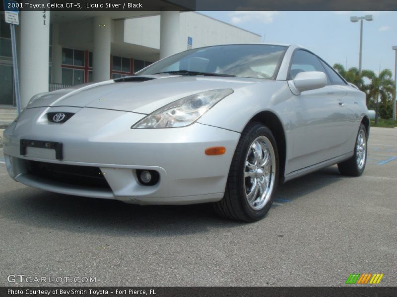 Liquid Silver / Black 2001 Toyota Celica GT-S