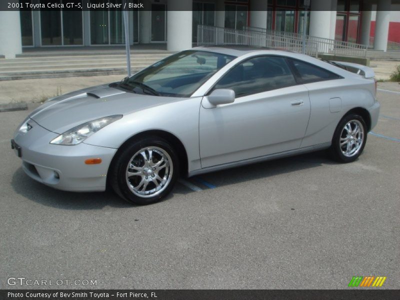Liquid Silver / Black 2001 Toyota Celica GT-S