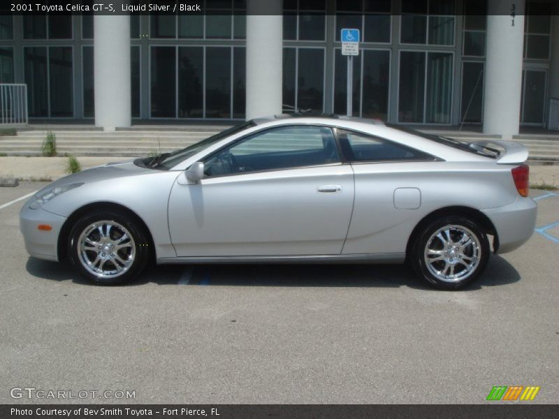 Liquid Silver / Black 2001 Toyota Celica GT-S