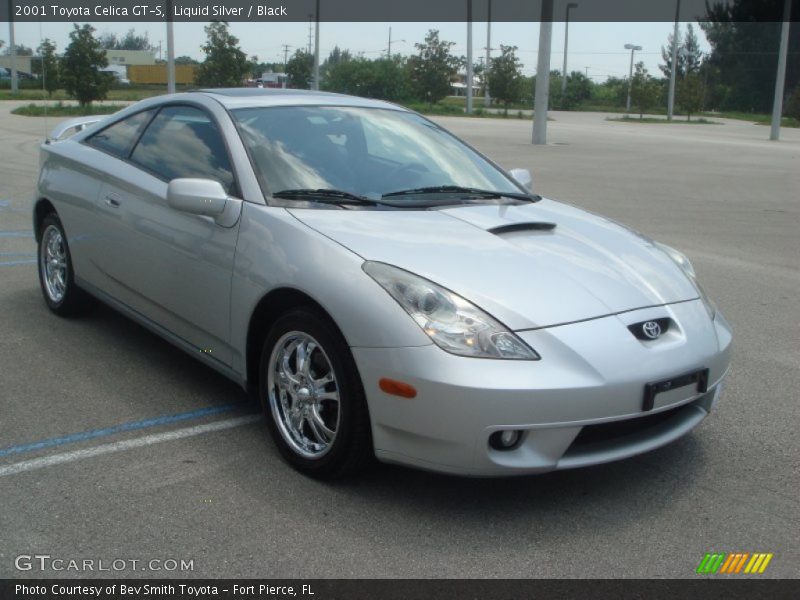 Liquid Silver / Black 2001 Toyota Celica GT-S