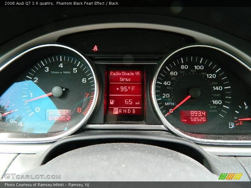 Phantom Black Pearl Effect / Black 2008 Audi Q7 3.6 quattro