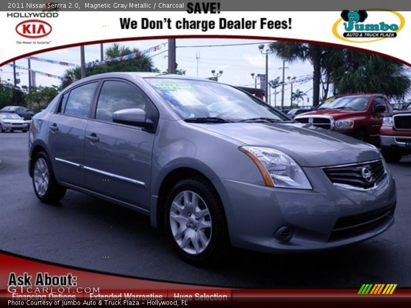 Magnetic Gray Metallic / Charcoal 2011 Nissan Sentra 2.0