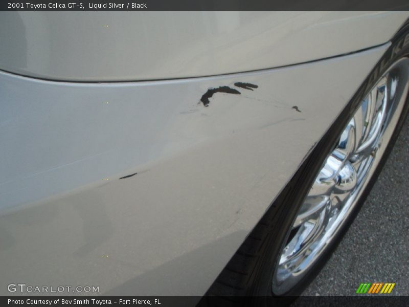 Liquid Silver / Black 2001 Toyota Celica GT-S