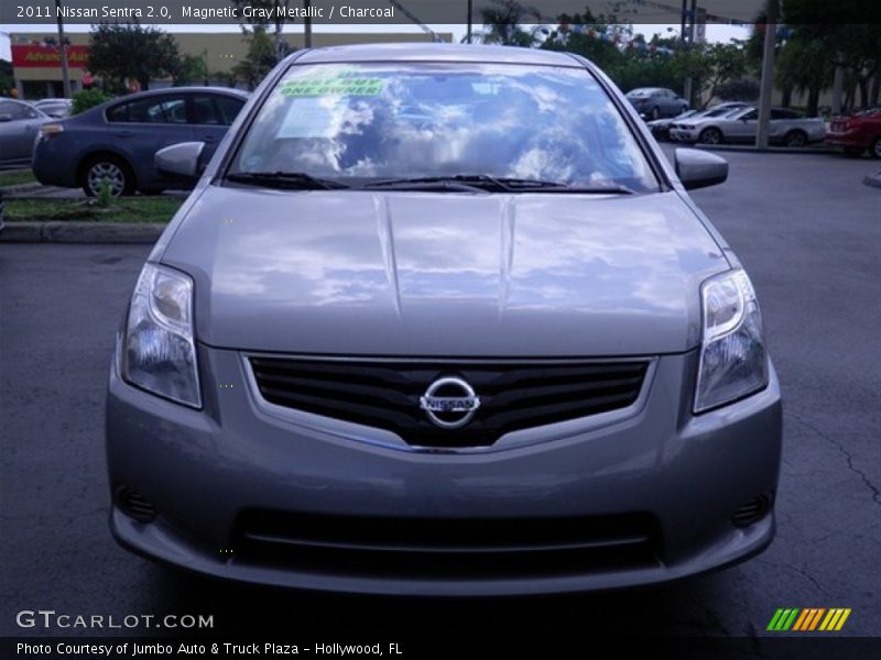 Magnetic Gray Metallic / Charcoal 2011 Nissan Sentra 2.0