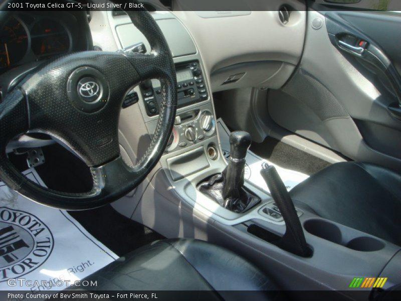 Liquid Silver / Black 2001 Toyota Celica GT-S