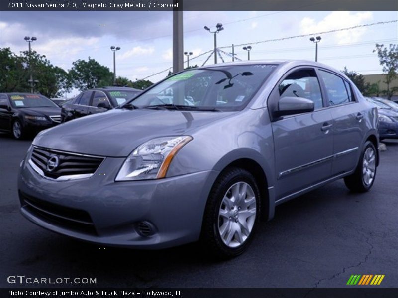 Magnetic Gray Metallic / Charcoal 2011 Nissan Sentra 2.0